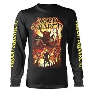 Amon Amarth Unisex Adult Oden Wants You Long-Sleeved T-Shirt / Black